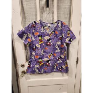 Disney Mickey Mouse‎ Trick or Treat Scrub Top
